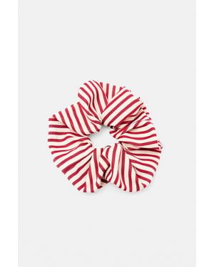 Pull&Bear Haarelastiek Met Strepen - Rood