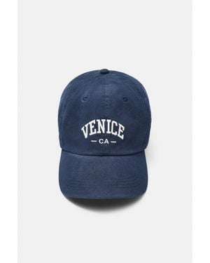 Pull&Bear Cappellino Con Grafica Venice - Blu
