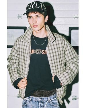 Pull&Bear Veste À Carreaux - Bleu