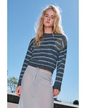 Pull&Bear Pull À Rayures - Bleu