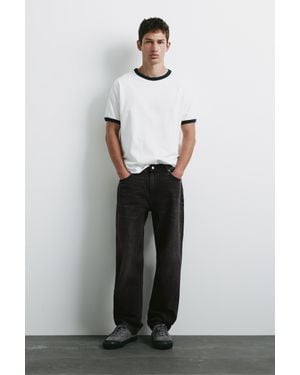Pull&Bear Jeans Straight - Bianco