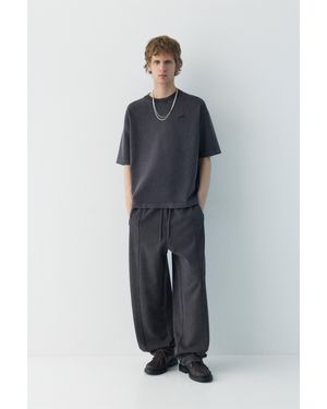 Pull&Bear Pantaloni Jogger Skater - Blu