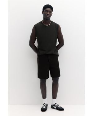 Pull&Bear Bermuda Jogger Regular Fit - Nero