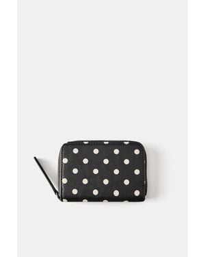 Pull&Bear Portafogli A Pois - Nero