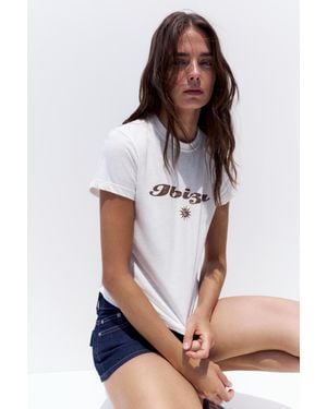 Pull&Bear T-Shirt Grafica Ibiza - Multicolore