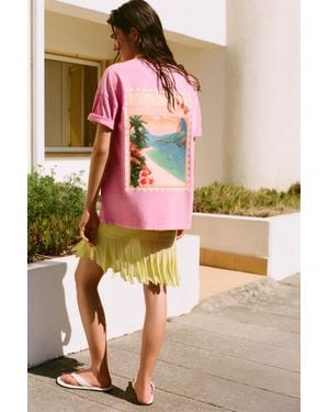 Pull&Bear Maglietta Oversize Botafogo Beach - Multicolore