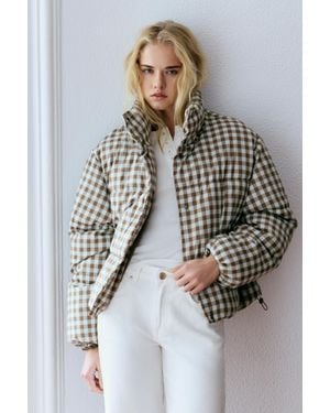 Pull&Bear Giubbotto Imbottito Quadri - Multicolore