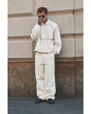 Pull&Bear Pantaloni Della Tuta Leggeri Con Cuciture A Contrasto - Multicolore