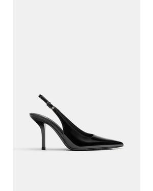 Pull&Bear Schoenen Met Lakhak - Zwart