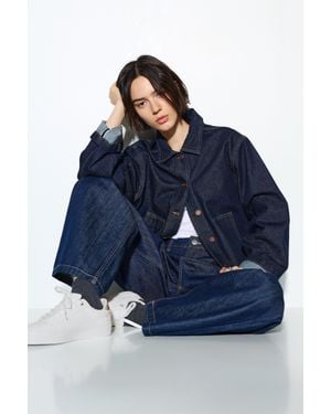 Pull&Bear Sneakers Met Volumineuze Zool En Detail - Blauw