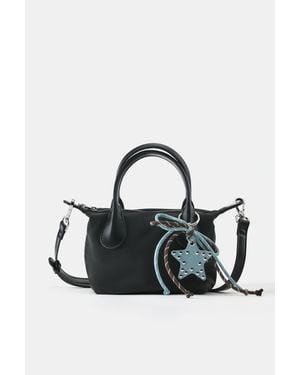 Pull&Bear Sac Bandoulière Nylon Orné - Noir
