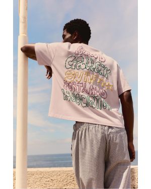 Pull&Bear T-Shirt Stwd Gallery - Rose