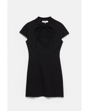 Pull&Bear Robe Courte Nœud - Noir