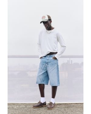 Pull&Bear Bermuda Skater - Bianco