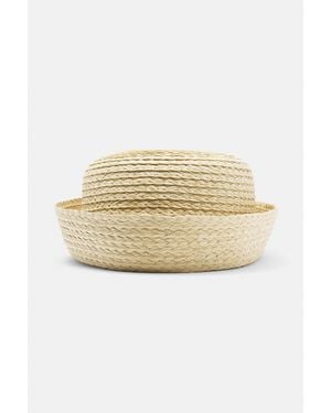 Pull&Bear Bonnet Style Calot Tressé - Neutre