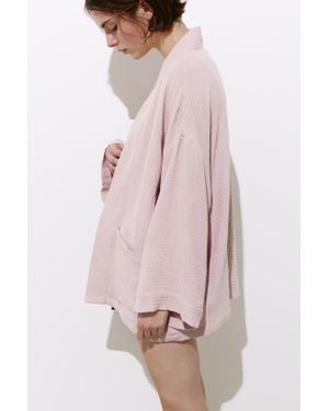 Pull&Bear Crêpe Kimono - Roze
