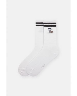 Pull&Bear Peanuts Sportsokken - Wit