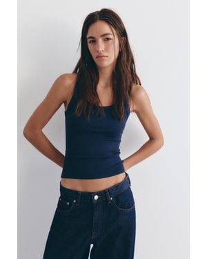 Pull&Bear Lot De 2 Débardeurs - Bleu