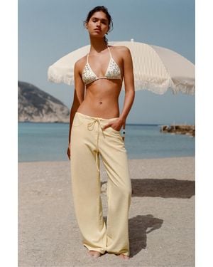 Pull&Bear Jean Droit À Cordon - Bleu