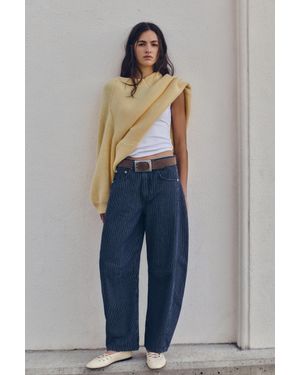 Pull&Bear Ballerine Con Lacci - Nero