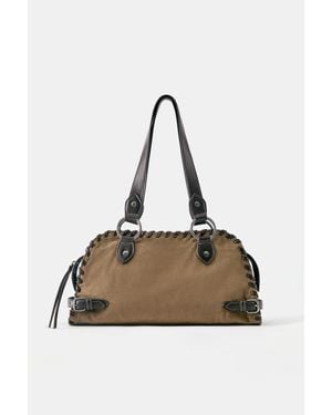 Pull&Bear Borsa A Spalla A Contrasto - Metallizzato