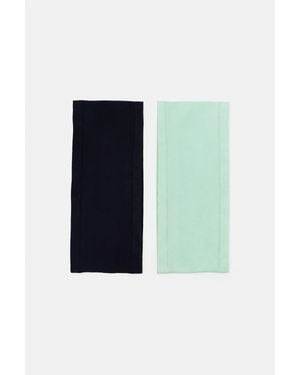 Pull&Bear Lot 2 Serre-Têtes Élastiques - Bleu