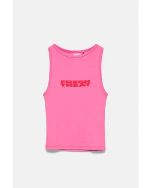 Pull&Bear Top Imprimé - Rose
