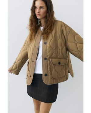 Pull&Bear Giubbotto Imbottito Con Tasche - Neutro