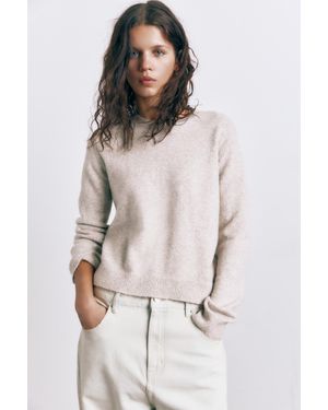 Pull&Bear Pull Doux Regular Fit - Neutre