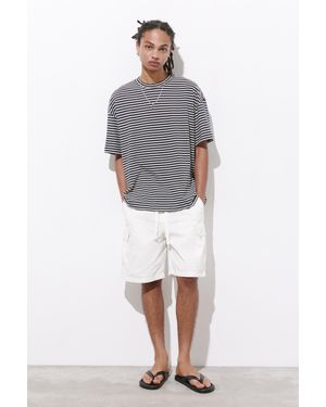 Pull&Bear Bermuda Cargo Ripstop - Verde