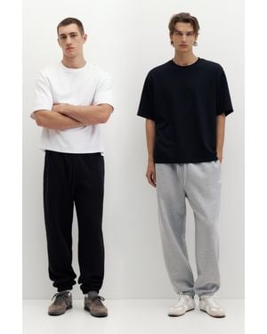 Pull&Bear Pack 2 Pantaloni Jogger Stwd - Nero
