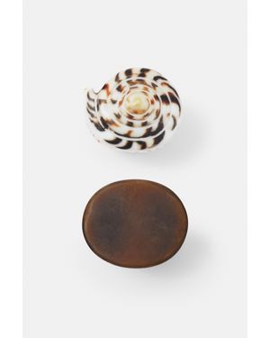 Pull&Bear Pack Schelp Ringen - Wit