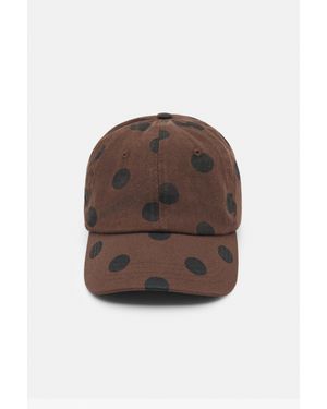 Pull&Bear Cappello A Pois - Marrone