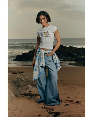 Pull&Bear T-Shirt Sardines San Juan - Vert