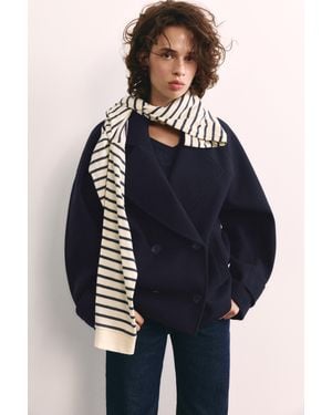 Pull&Bear Cappotto Corto - Blu