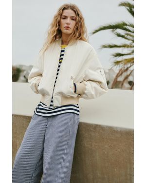 Pull&Bear Giacca Bomber - Neutro