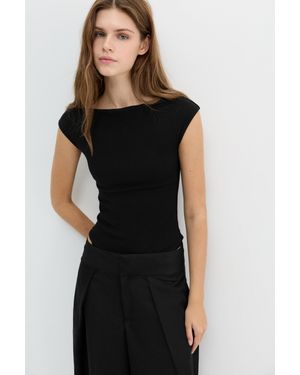 Pull&Bear Body Scollo A Barca - Nero