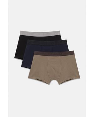 Pull&Bear 3-Pack Boxershorts - Zwart