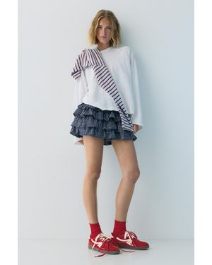 Pull&Bear Sneakers Retrò Con Lacci - Rosso
