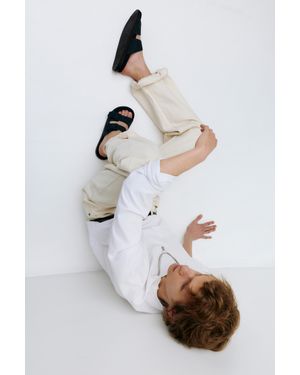 Pull&Bear Sandalen Met Gespen - Wit