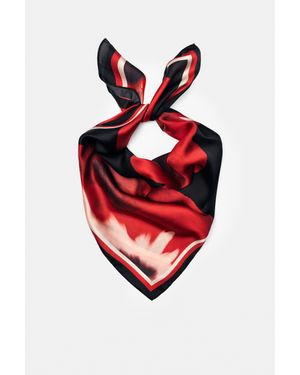 Pull&Bear Bandana Imprimé Coquelicot - Rouge