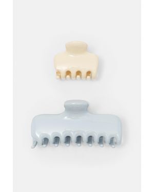 Pull&Bear Lot De 2 Pinces - Blanc