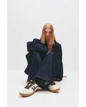 Pull&Bear Retro Sneakers - Blauw
