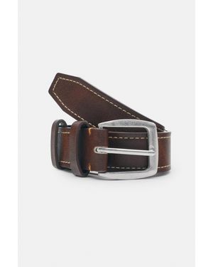 Pull&Bear Cintura Finta Pelle Cuciture - Marrone