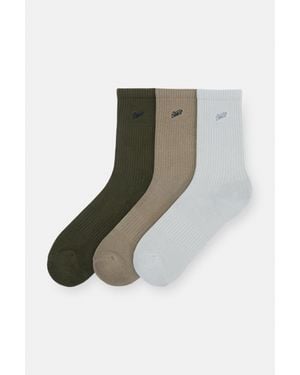 Pull&Bear Pacco 3 Paia Calzini Stwd - Multicolore