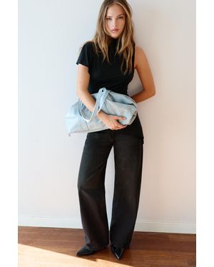 Pull&Bear Top Asimmetrico - Bianco