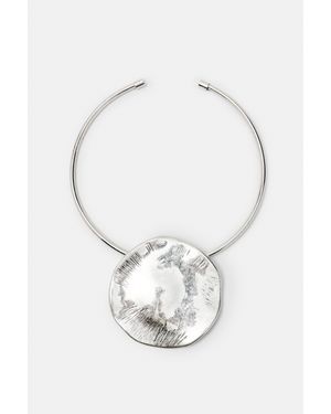 Pull&Bear Strakke Ketting Met Hanger - Wit