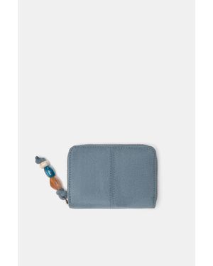 Pull&Bear Portafogli Con Decorazione - Blu