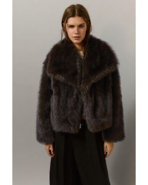 Pull&Bear Cappotto Corto - Marrone
