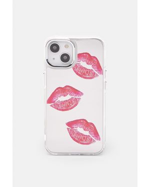 Pull&Bear Custodia Iphone A Specchio Con Labbra - Rosa